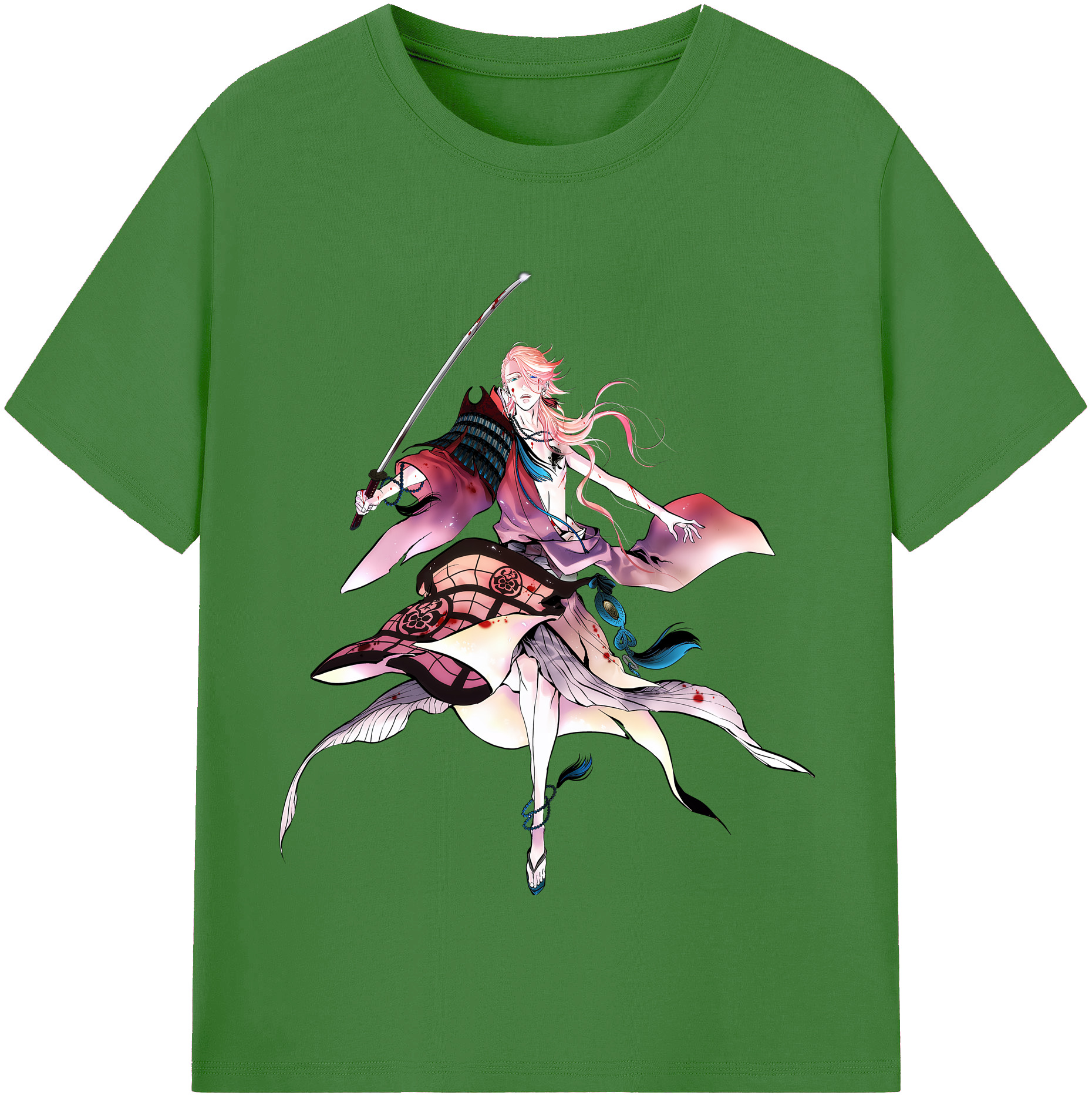 （画像用） 刀剣乱舞 Touken Ranbu レディースカジュアルプリントTシャツ（綿100％）